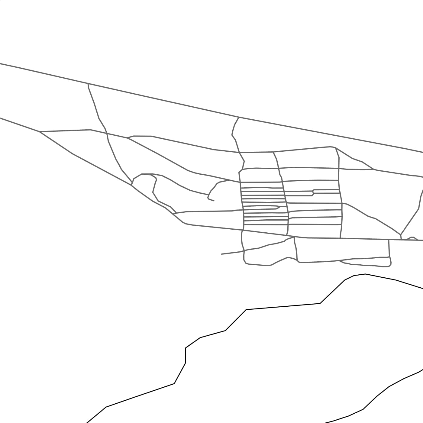 ROAD MAP OF HUTAG, MANGOLIA BY MAPBAKES