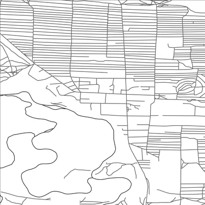 ROAD MAP OF MORON, MANGOLIA BY MAPBAKES