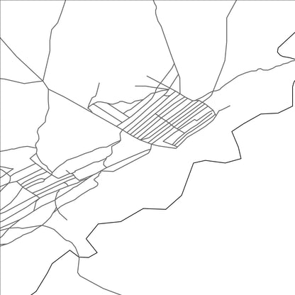 ROAD MAP OF OLDZIYT, MANGOLIA BY MAPBAKES