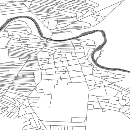 ROAD MAP OF OLGIY, MANGOLIA BY MAPBAKES
