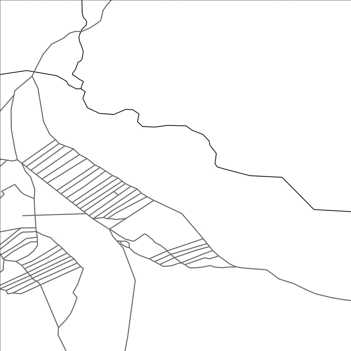ROAD MAP OF ONGI, MANGOLIA BY MAPBAKES
