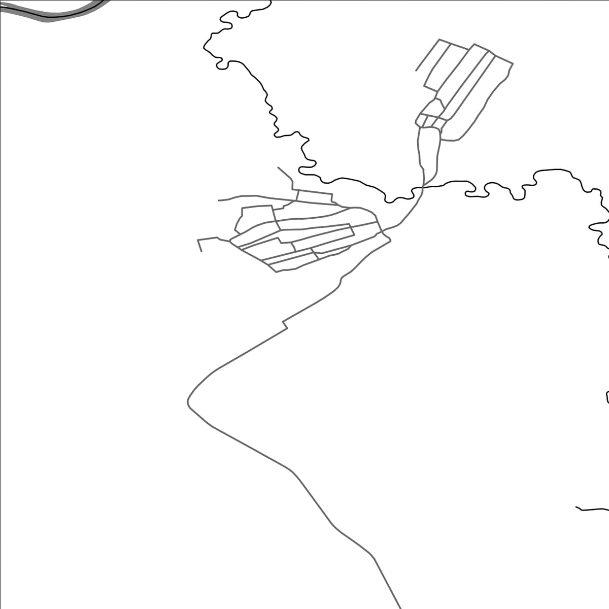 ROAD MAP OF ORHON, MANGOLIA BY MAPBAKES