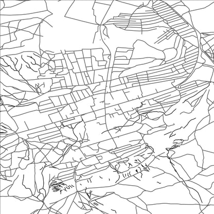 ROAD MAP OF SAYNSHAND, MANGOLIA BY MAPBAKES