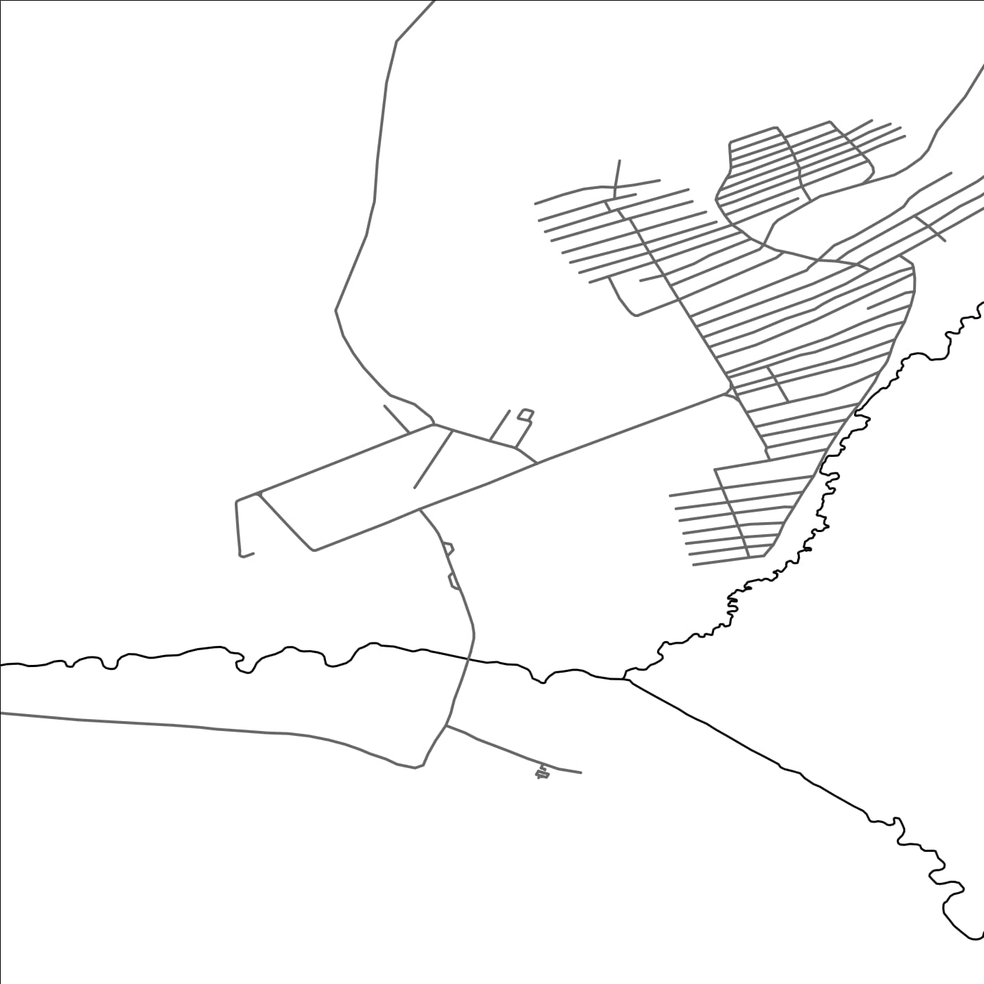 ROAD MAP OF SHARINGOL, MANGOLIA BY MAPBAKES