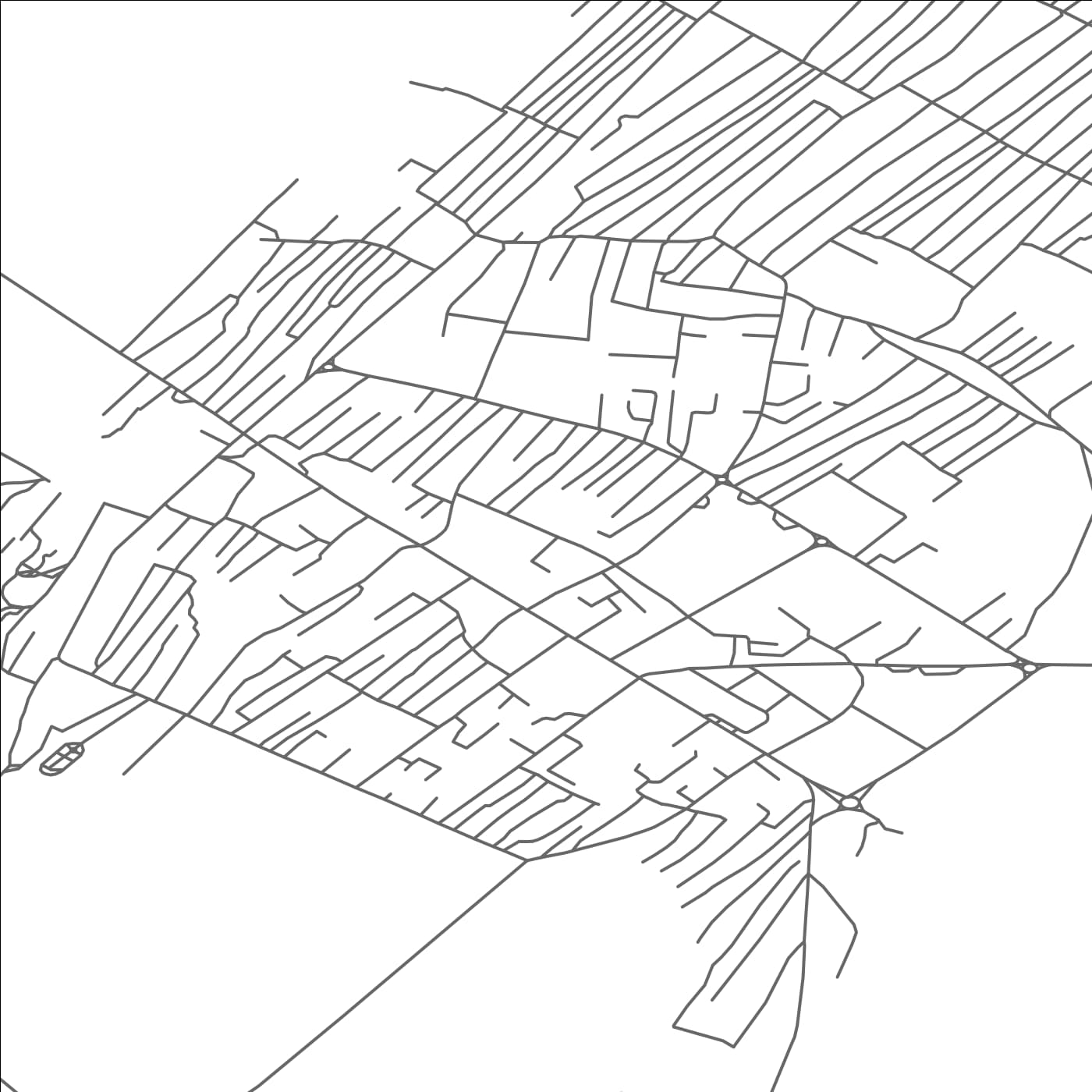 ROAD MAP OF ULAANGOM, MANGOLIA BY MAPBAKES