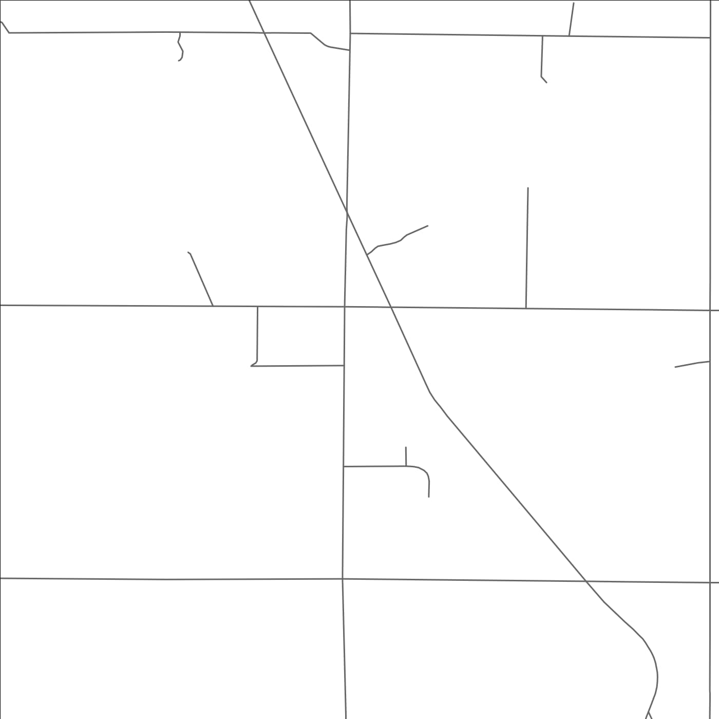 ROAD MAP OF AGNEW, NEBRASKA BY MAPBAKES