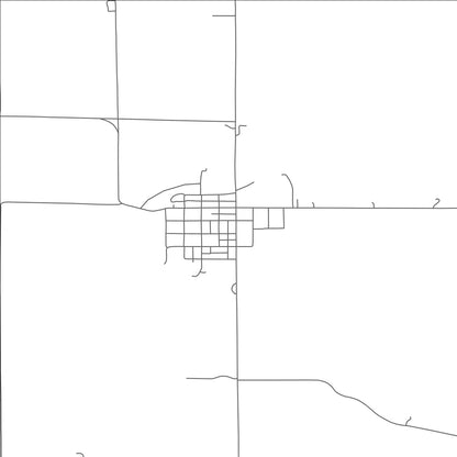 ROAD MAP OF ALLEN, NEBRASKA BY MAPBAKES