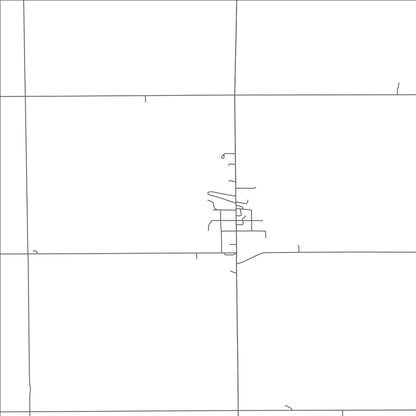 ROAD MAP OF ARCHER, NEBRASKA BY MAPBAKES