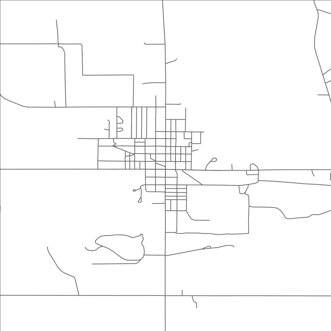 ROAD MAP OF ARNOLD, NEBRASKA BY MAPBAKES