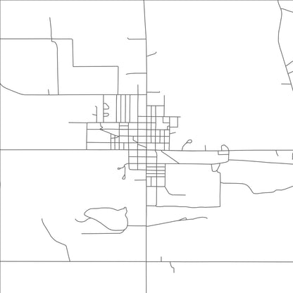 ROAD MAP OF ARNOLD, NEBRASKA BY MAPBAKES