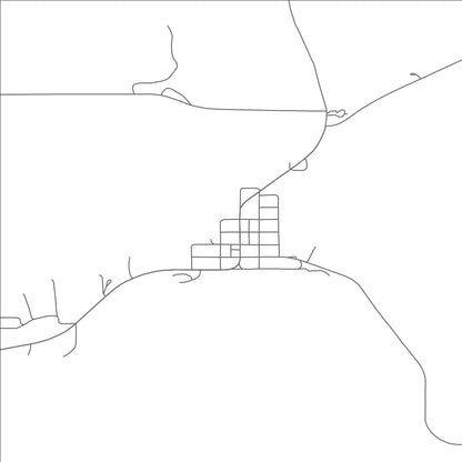 ROAD MAP OF ARTHUR, NEBRASKA BY MAPBAKES