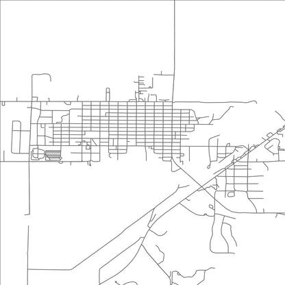 ROAD MAP OF ASHLAND, NEBRASKA BY MAPBAKES