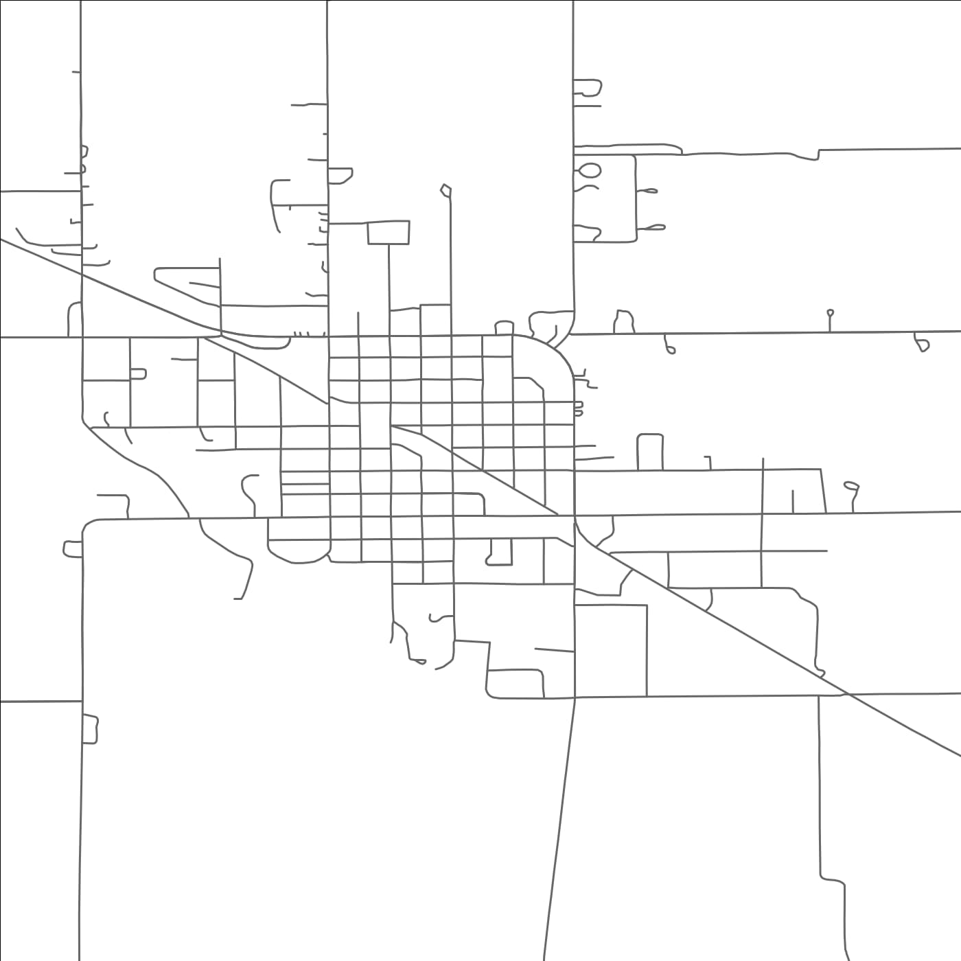 ROAD MAP OF ATKINSON, NEBRASKA BY MAPBAKES