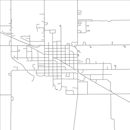 ROAD MAP OF ATKINSON, NEBRASKA BY MAPBAKES