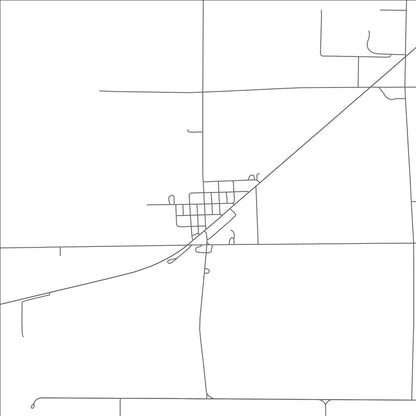 ROAD MAP OF ATLANTA, NEBRASKA BY MAPBAKES