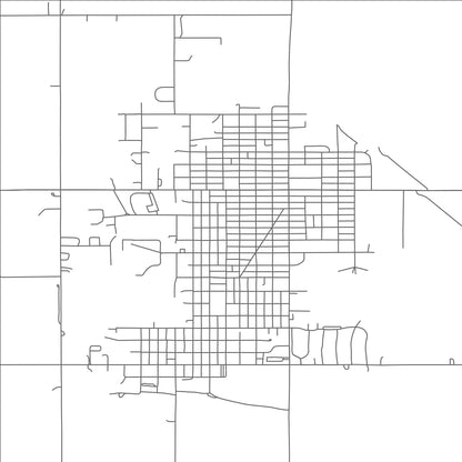 ROAD MAP OF AUBURN, NEBRASKA BY MAPBAKES