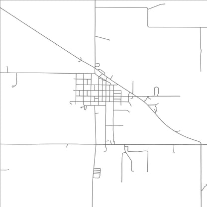 ROAD MAP OF BANCROFT, NEBRASKA BY MAPBAKES