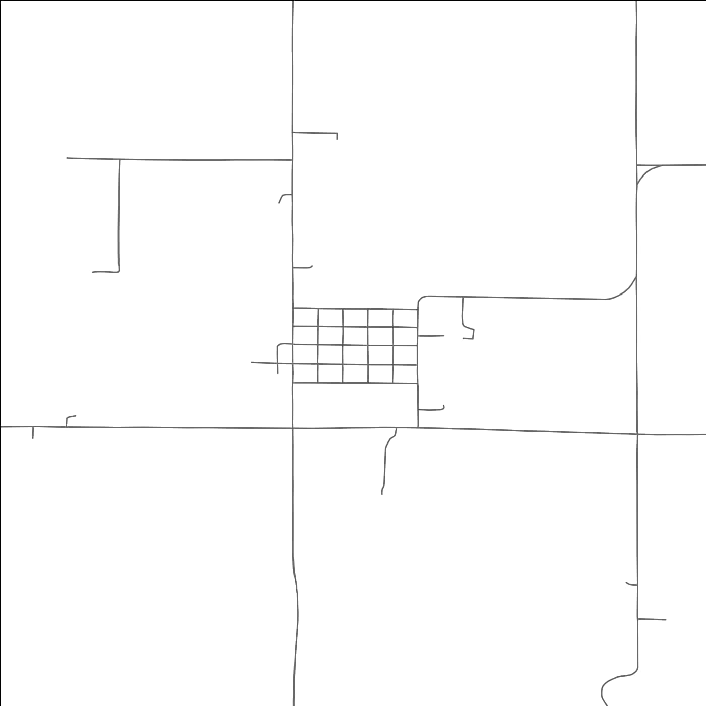 ROAD MAP OF BARNESTON, NEBRASKA BY MAPBAKES