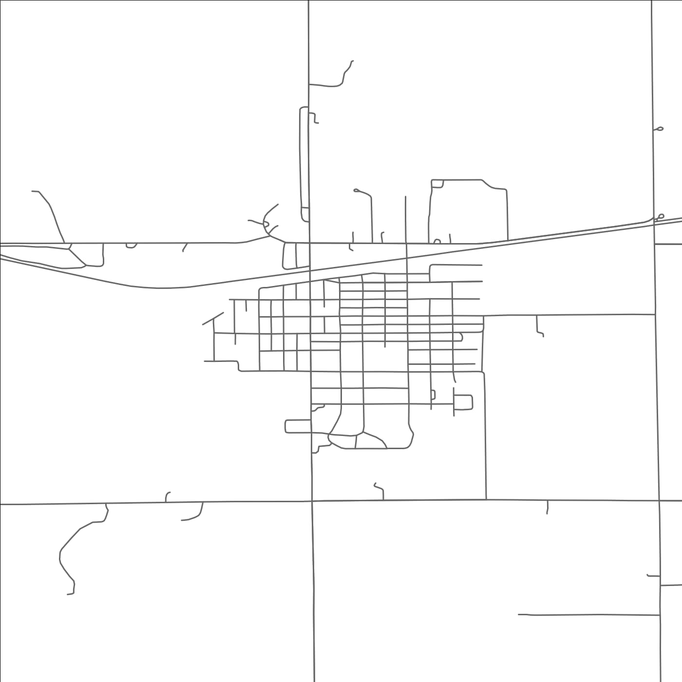 ROAD MAP OF BATTLE CREEK, NEBRASKA BY MAPBAKES