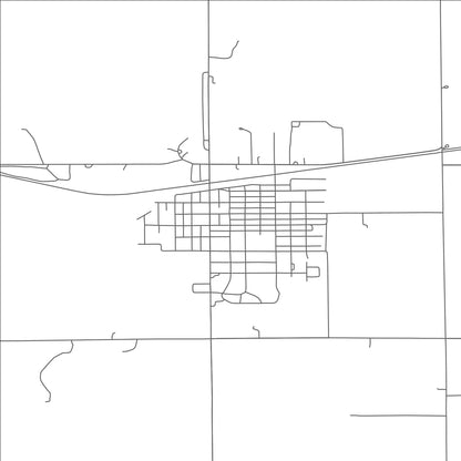 ROAD MAP OF BATTLE CREEK, NEBRASKA BY MAPBAKES