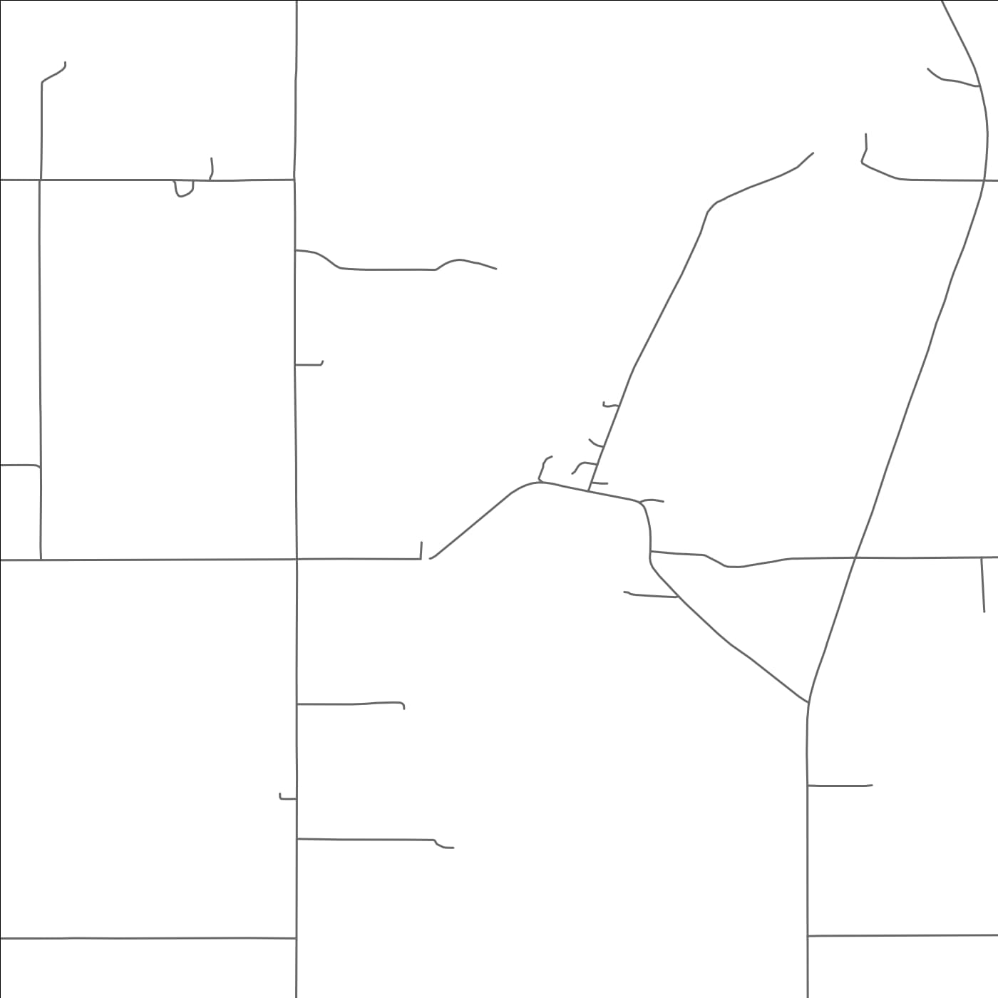 ROAD MAP OF BAZILE MILLS, NEBRASKA BY MAPBAKES