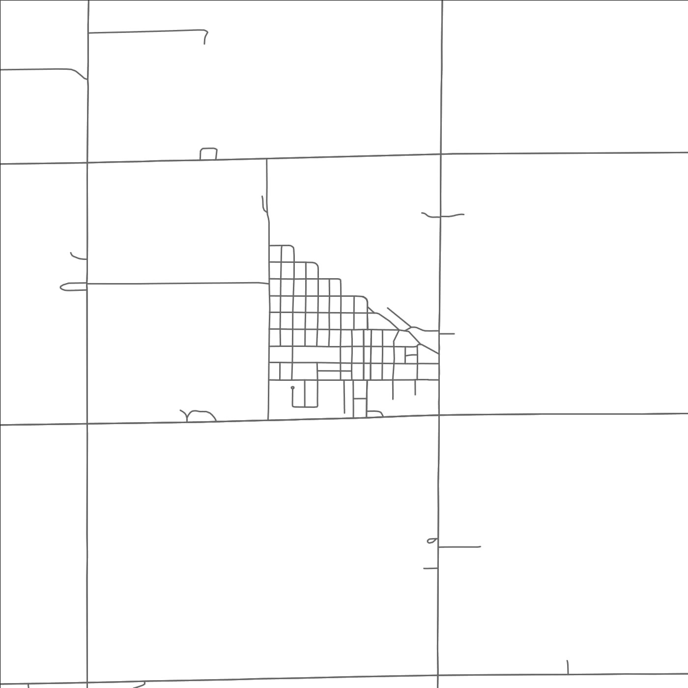 ROAD MAP OF BELLWOOD, NEBRASKA BY MAPBAKES