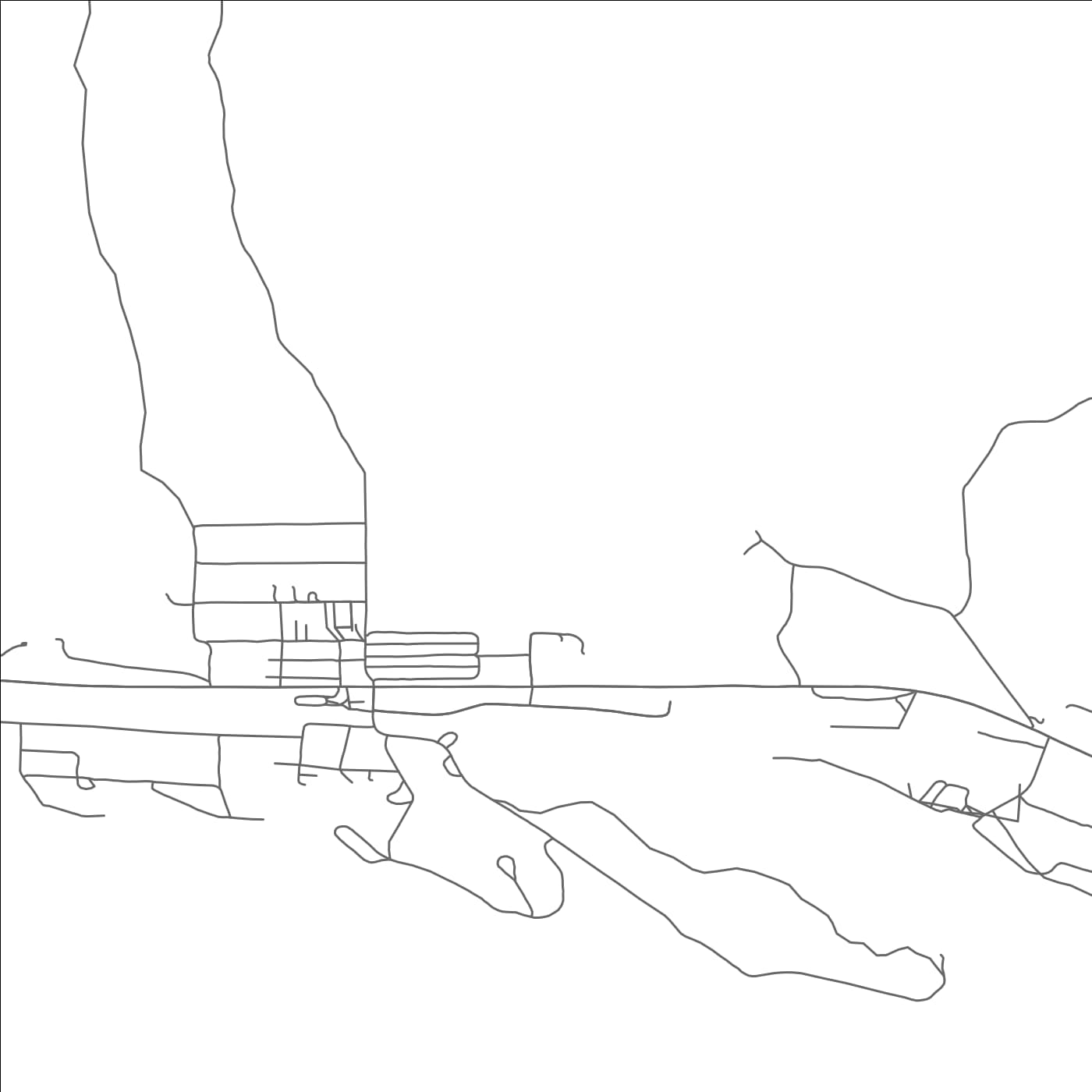 ROAD MAP OF BELMAR, NEBRASKA BY MAPBAKES