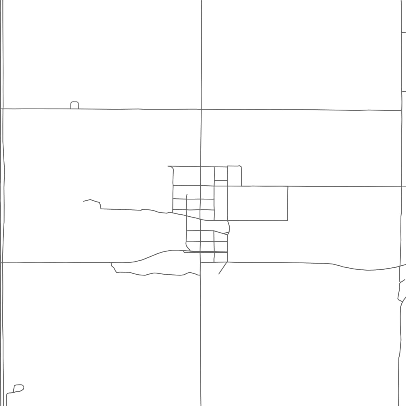 ROAD MAP OF BELVIDERE, NEBRASKA BY MAPBAKES