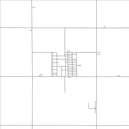 ROAD MAP OF BENEDICT, NEBRASKA BY MAPBAKES