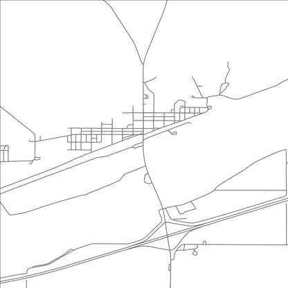 ROAD MAP OF BIG SPRINGS, NEBRASKA BY MAPBAKES