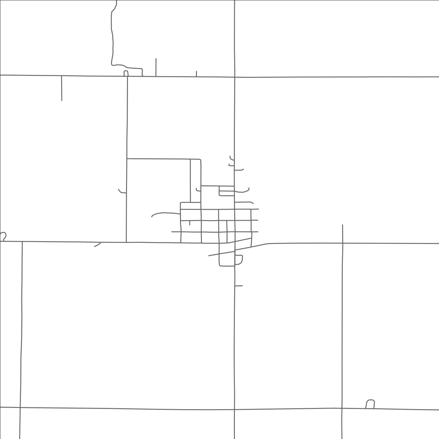 ROAD MAP OF BLADEN, NEBRASKA BY MAPBAKES