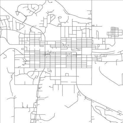 ROAD MAP OF BLAIR, NEBRASKA BY MAPBAKES