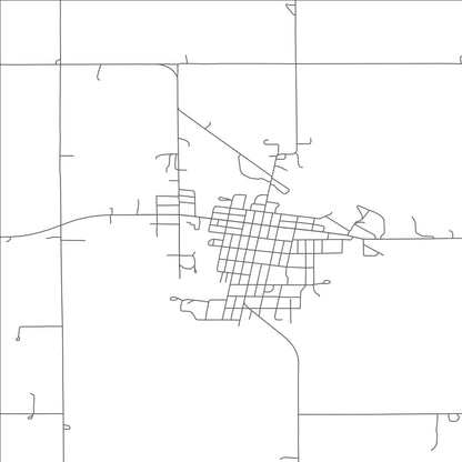 ROAD MAP OF BLOOMFIELD, NEBRASKA BY MAPBAKES