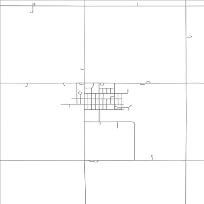 ROAD MAP OF BRADSHAW, NEBRASKA BY MAPBAKES