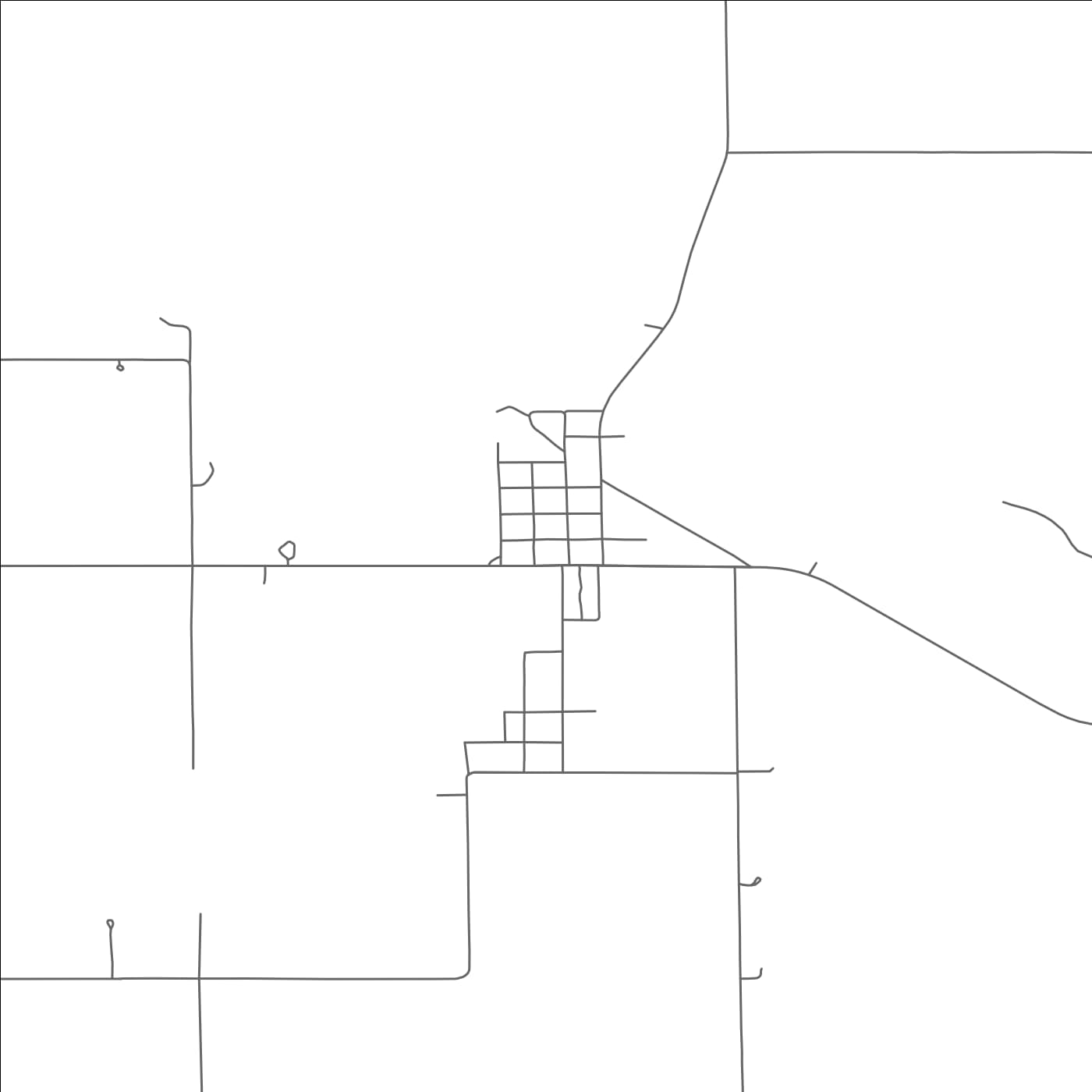 ROAD MAP OF BROCK, NEBRASKA BY MAPBAKES