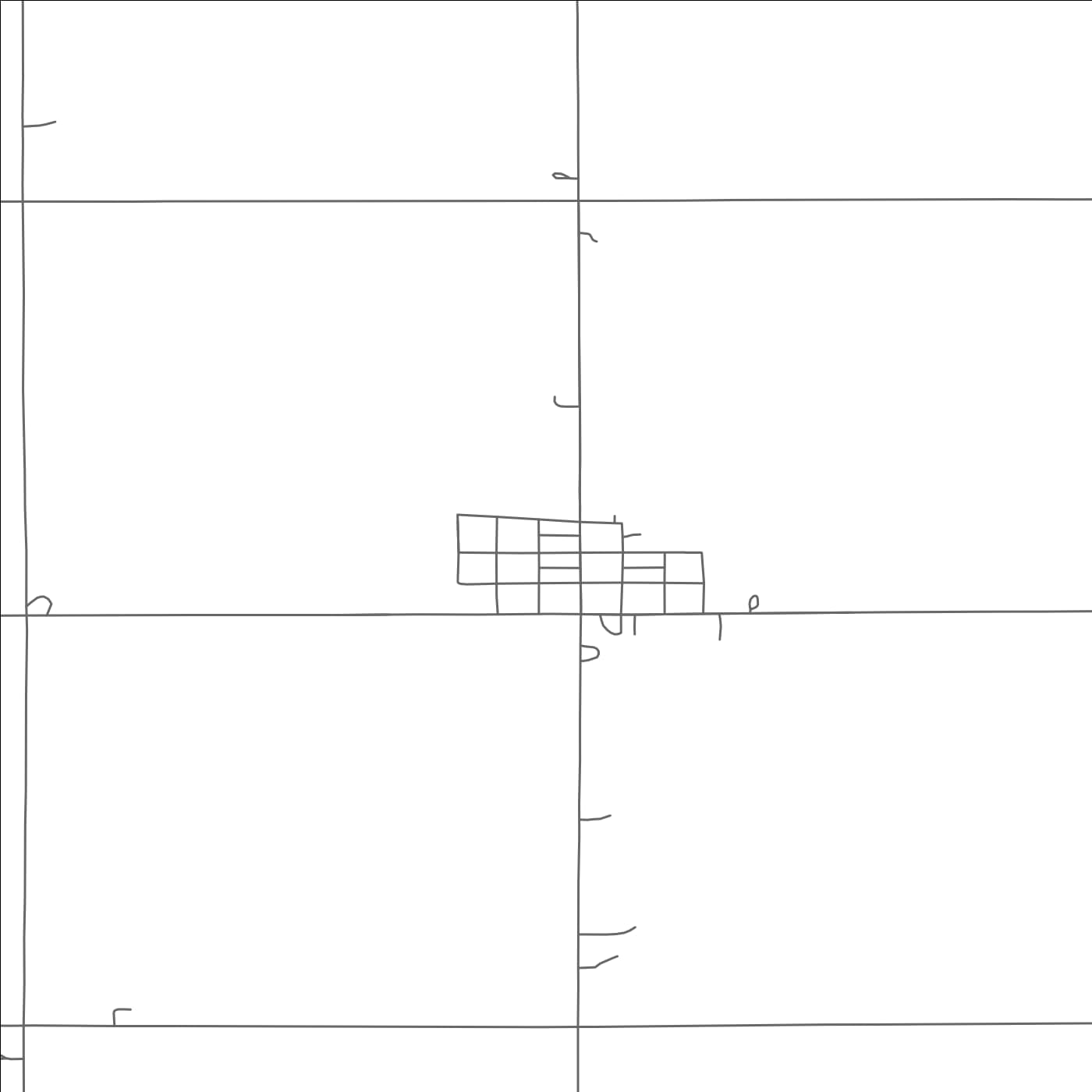 ROAD MAP OF BRUNSWICK, NEBRASKA BY MAPBAKES