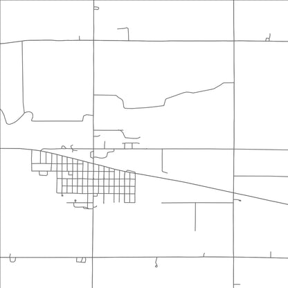 ROAD MAP OF CAIRO, NEBRASKA BY MAPBAKES