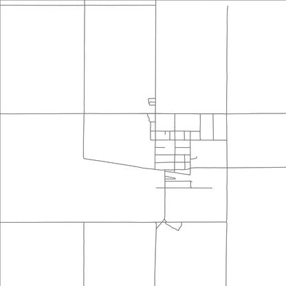 ROAD MAP OF CARLETON, NEBRASKA BY MAPBAKES