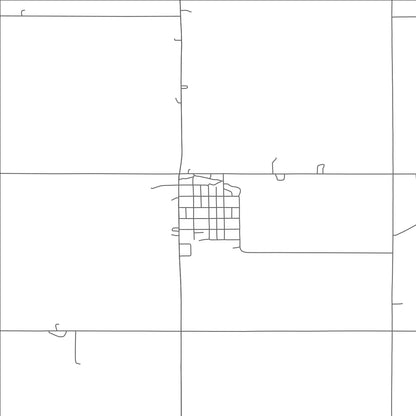 ROAD MAP OF CARROLL, NEBRASKA BY MAPBAKES