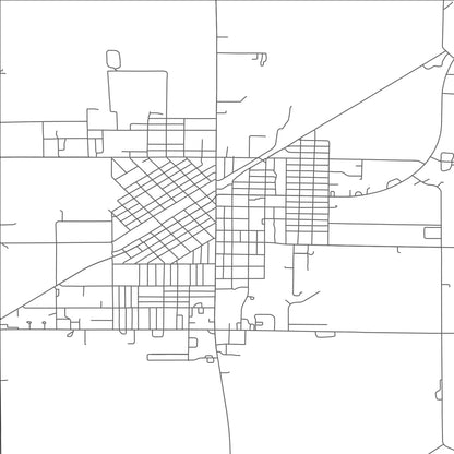 ROAD MAP OF CENTRAL CITY, NEBRASKA BY MAPBAKES