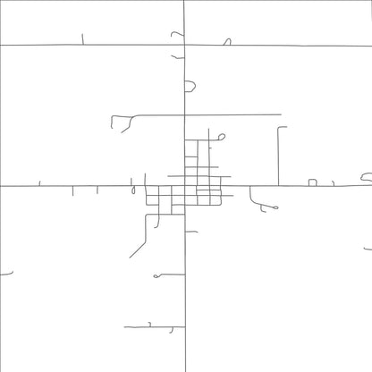 ROAD MAP OF CHAMBERS, NEBRASKA BY MAPBAKES