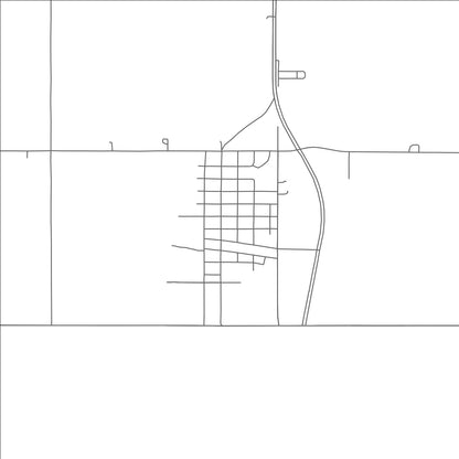 ROAD MAP OF CHESTER, NEBRASKA BY MAPBAKES