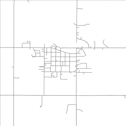 ROAD MAP OF CLARKSON, NEBRASKA BY MAPBAKES