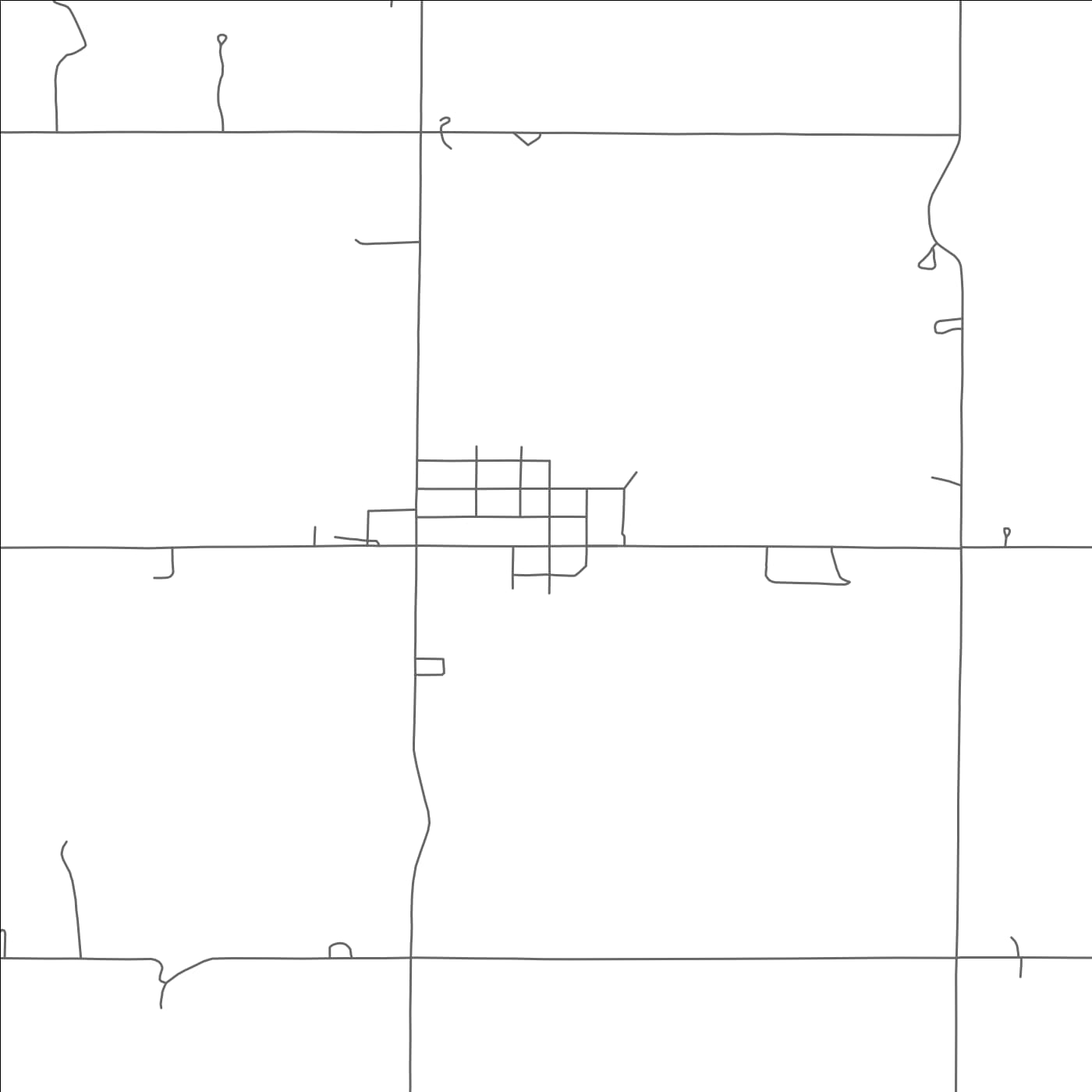 ROAD MAP OF CLATONIA, NEBRASKA BY MAPBAKES