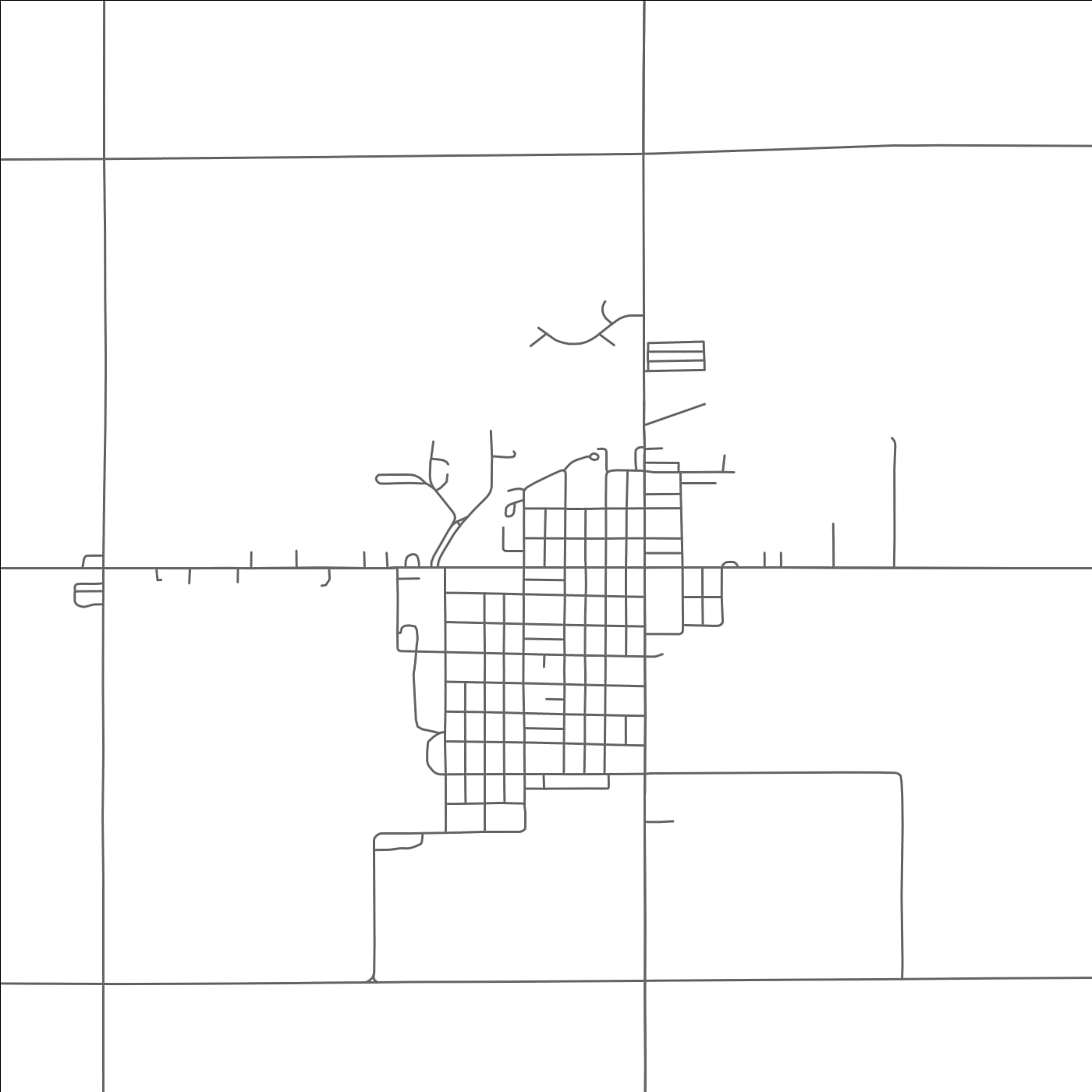 ROAD MAP OF CLAY CENTER, NEBRASKA BY MAPBAKES