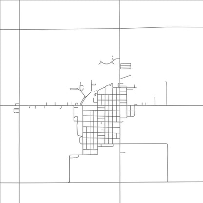 ROAD MAP OF CLAY CENTER, NEBRASKA BY MAPBAKES