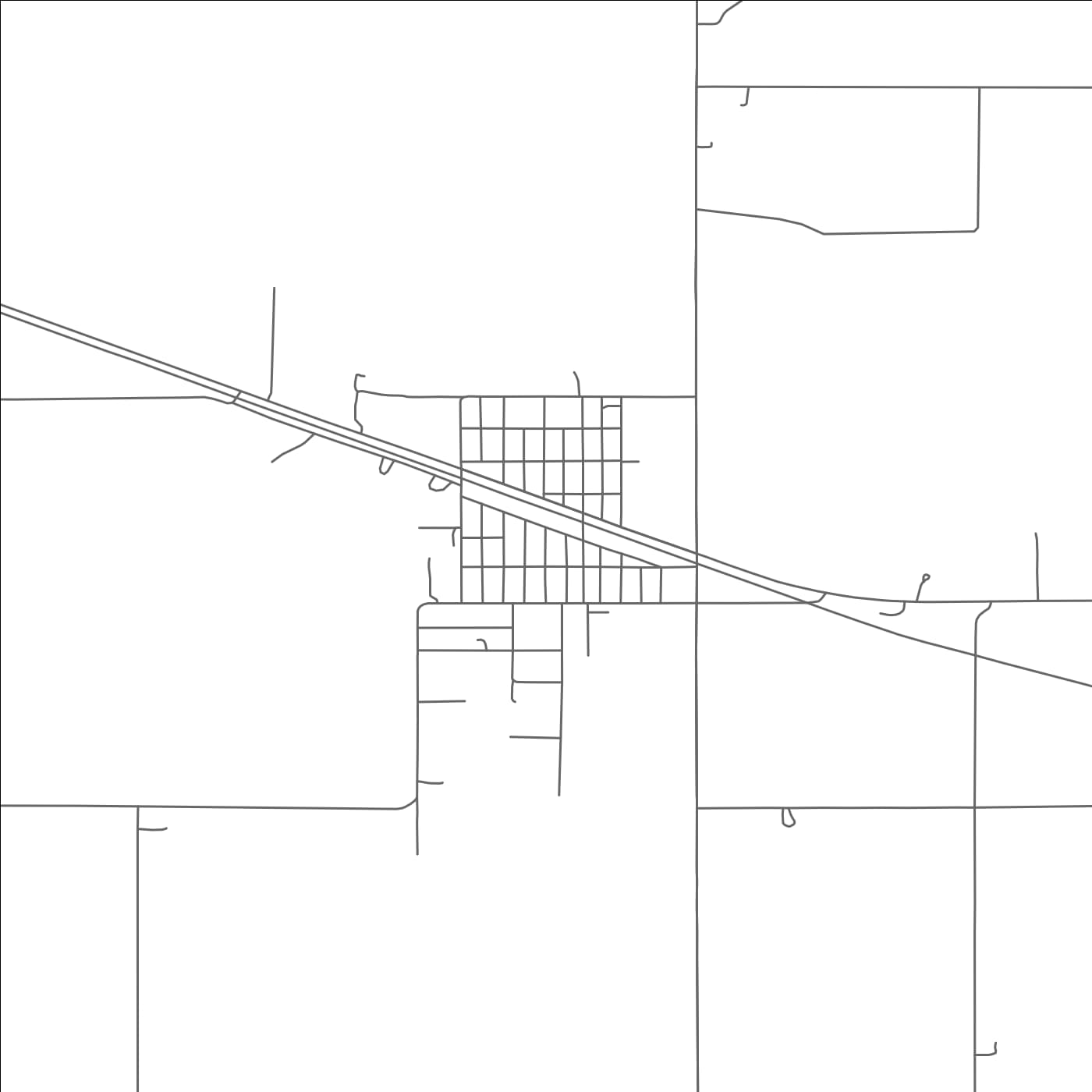 ROAD MAP OF CLEARWATER, NEBRASKA BY MAPBAKES