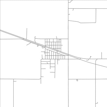 ROAD MAP OF CLEARWATER, NEBRASKA BY MAPBAKES