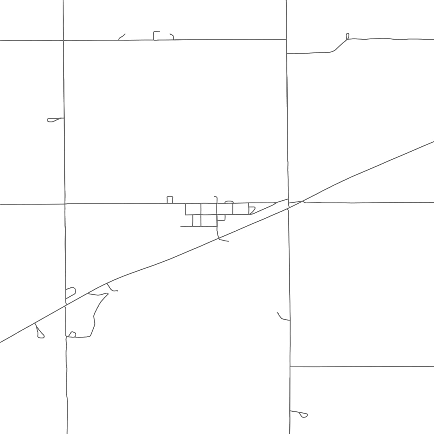 ROAD MAP OF CLINTON, NEBRASKA BY MAPBAKES