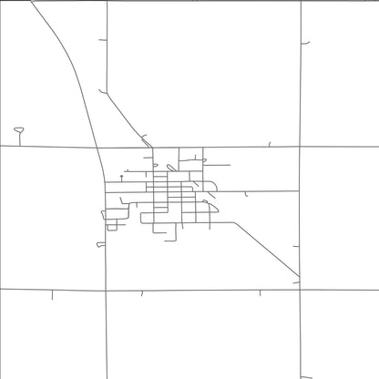 ROAD MAP OF COLERIDGE, NEBRASKA BY MAPBAKES